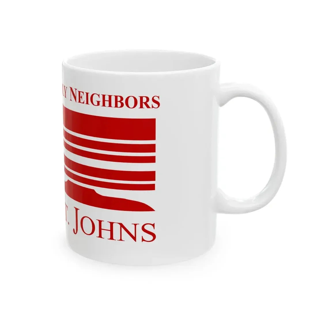 Flag of St. Johns Arizona (United States) White Coffee Mug - Go Mug Yourself