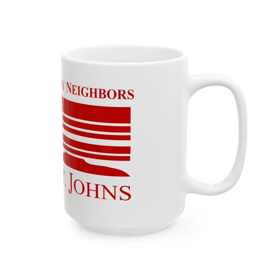 Flag of St. Johns Arizona (United States) White Coffee Mug - Go Mug Yourself