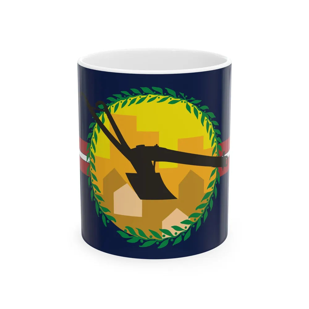 Flag of St. Louis County Missouri (United States) White Coffee Mug 11oz - Go Mug Yourself
