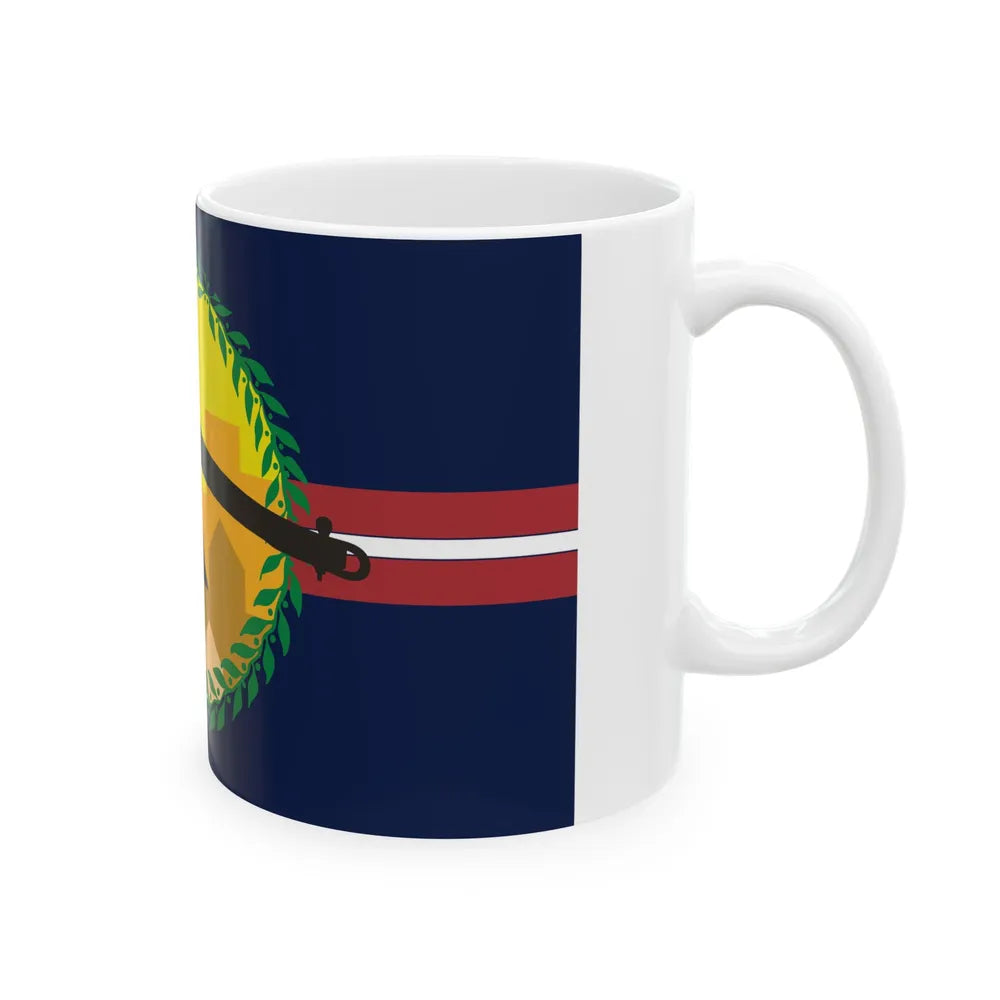 Flag of St. Louis County Missouri (United States) White Coffee Mug - Go Mug Yourself