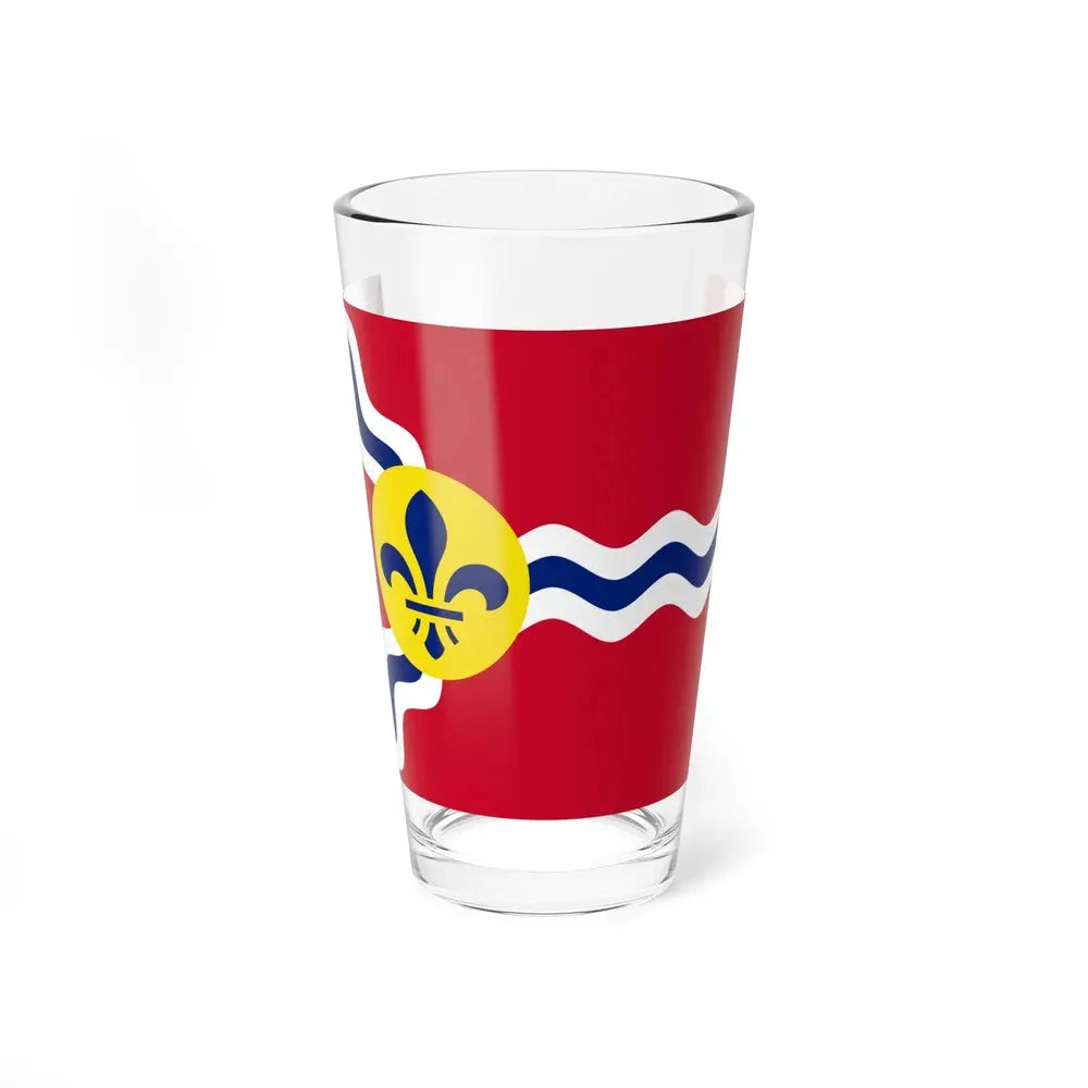 Flag of St. Louis, Missouri - Pint Glass 16oz 16oz - Go Mug Yourself