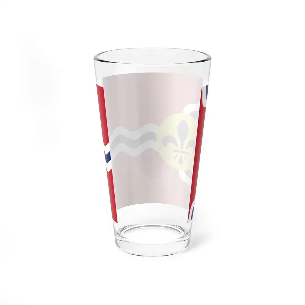 Flag of St. Louis, Missouri - Pint Glass 16oz - Go Mug Yourself