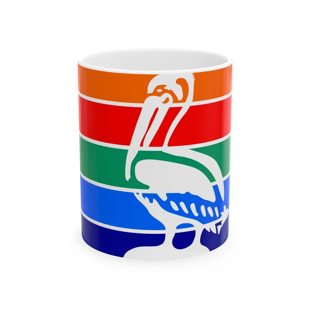 Flag of St. Petersburg Florida (United States) White Coffee Mug 11oz - Go Mug Yourself