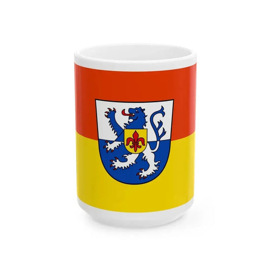 Flag of St Wendel Germany - White Coffee Mug 15oz - Go Mug Yourself