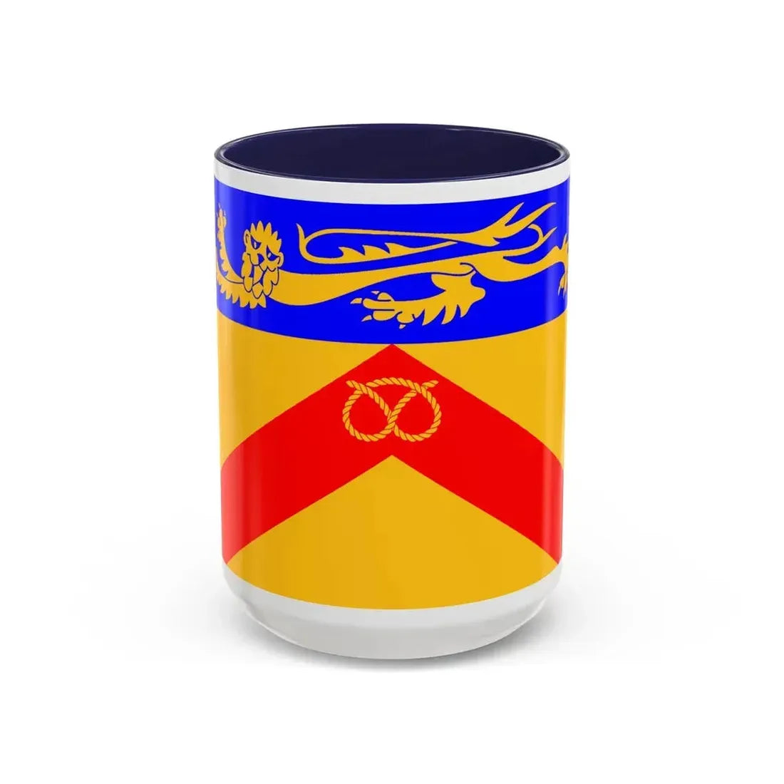 Flag of Staffordshire council UK - Accent Coffee Mug 15oz Navy - Go Mug Yourself