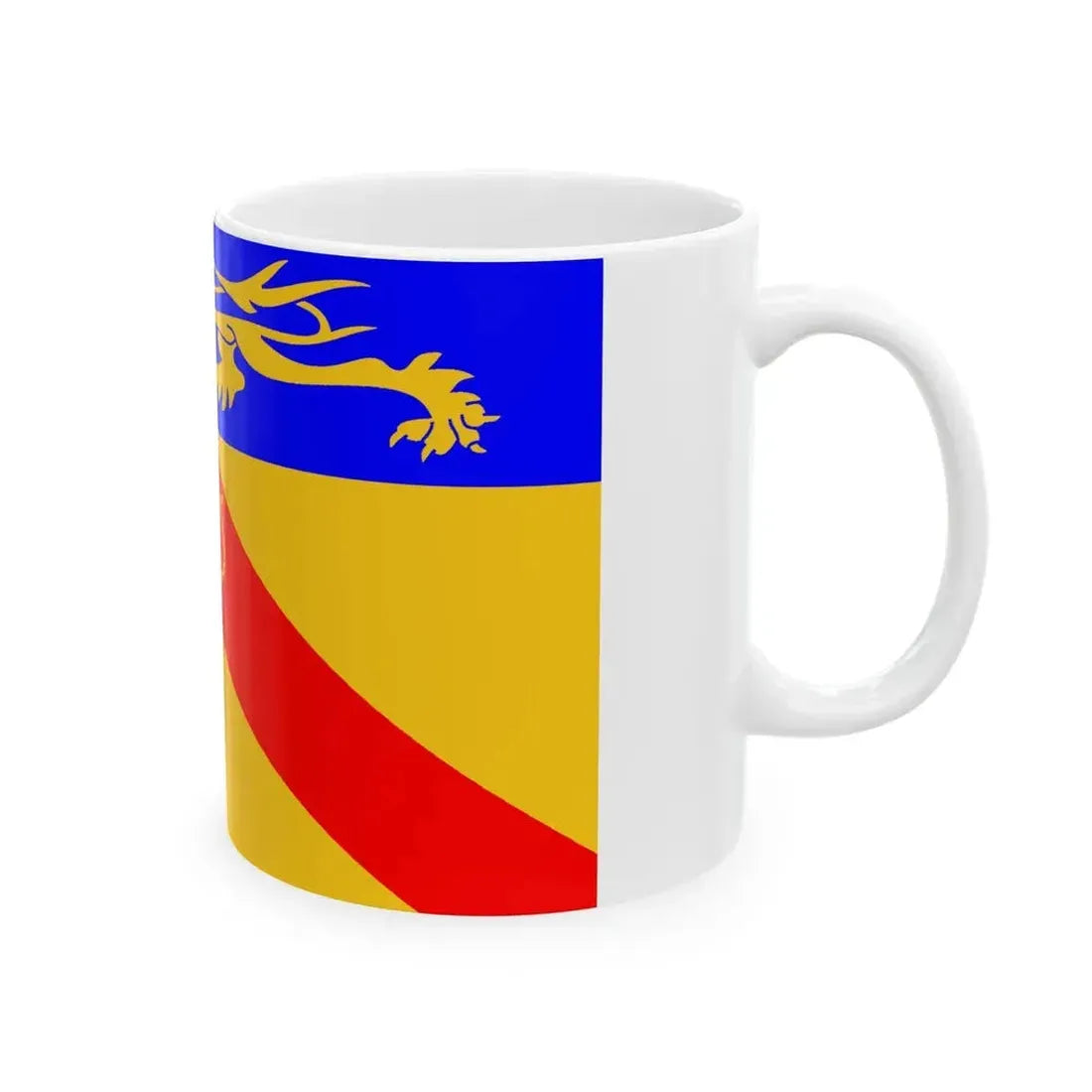 Flag of Staffordshire council UK - White Coffee Mug - Go Mug Yourself