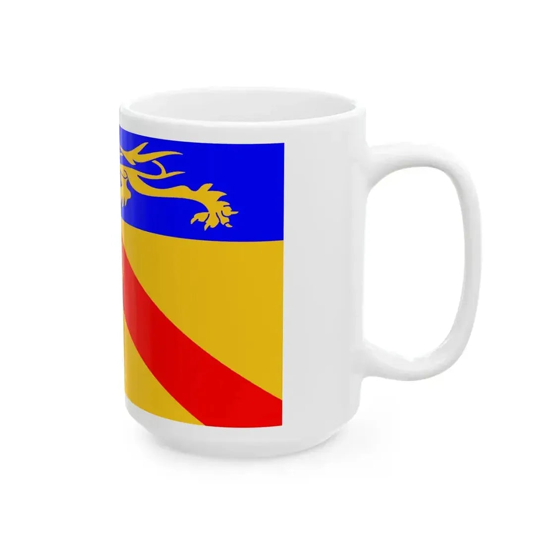 Flag of Staffordshire council UK - White Coffee Mug - Go Mug Yourself