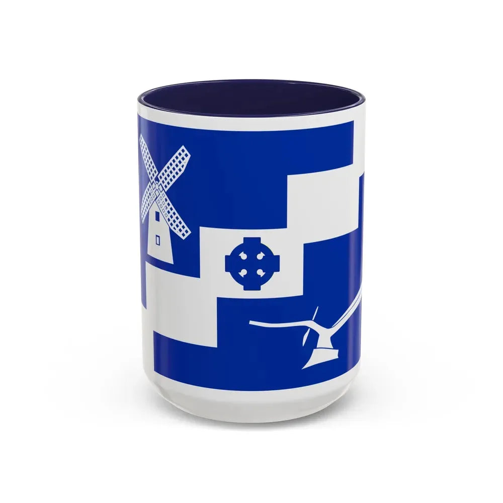 Flag of Staining UK - Accent Coffee Mug 15oz Navy - Go Mug Yourself