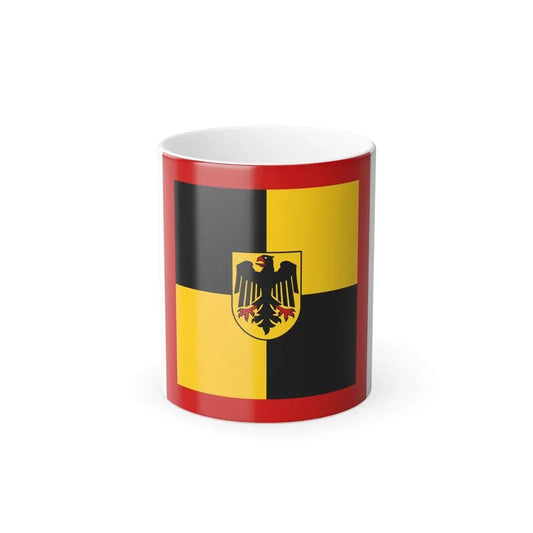 Flag of Standard of Inspector General of the Bundeswehr Germany - Color Changing Coffee Mug 11oz - Go Mug Yourself