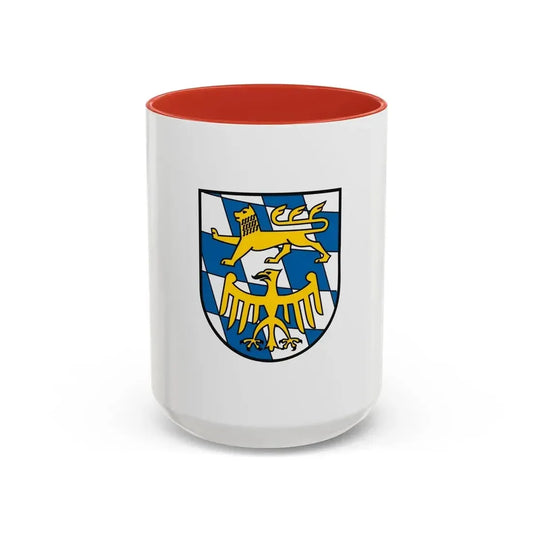 Flag of Starnberg Germany - Accent Coffee Mug 15oz Red - Go Mug Yourself