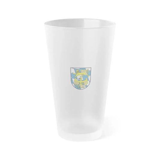 Flag of Starnberg Germany - Frosted Pint Glass 16oz 16oz Frosted - Go Mug Yourself