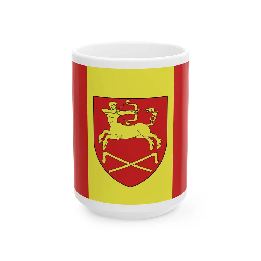 Flag of Staryja Darohi (Belarus) White Coffee Mug 15oz - Go Mug Yourself
