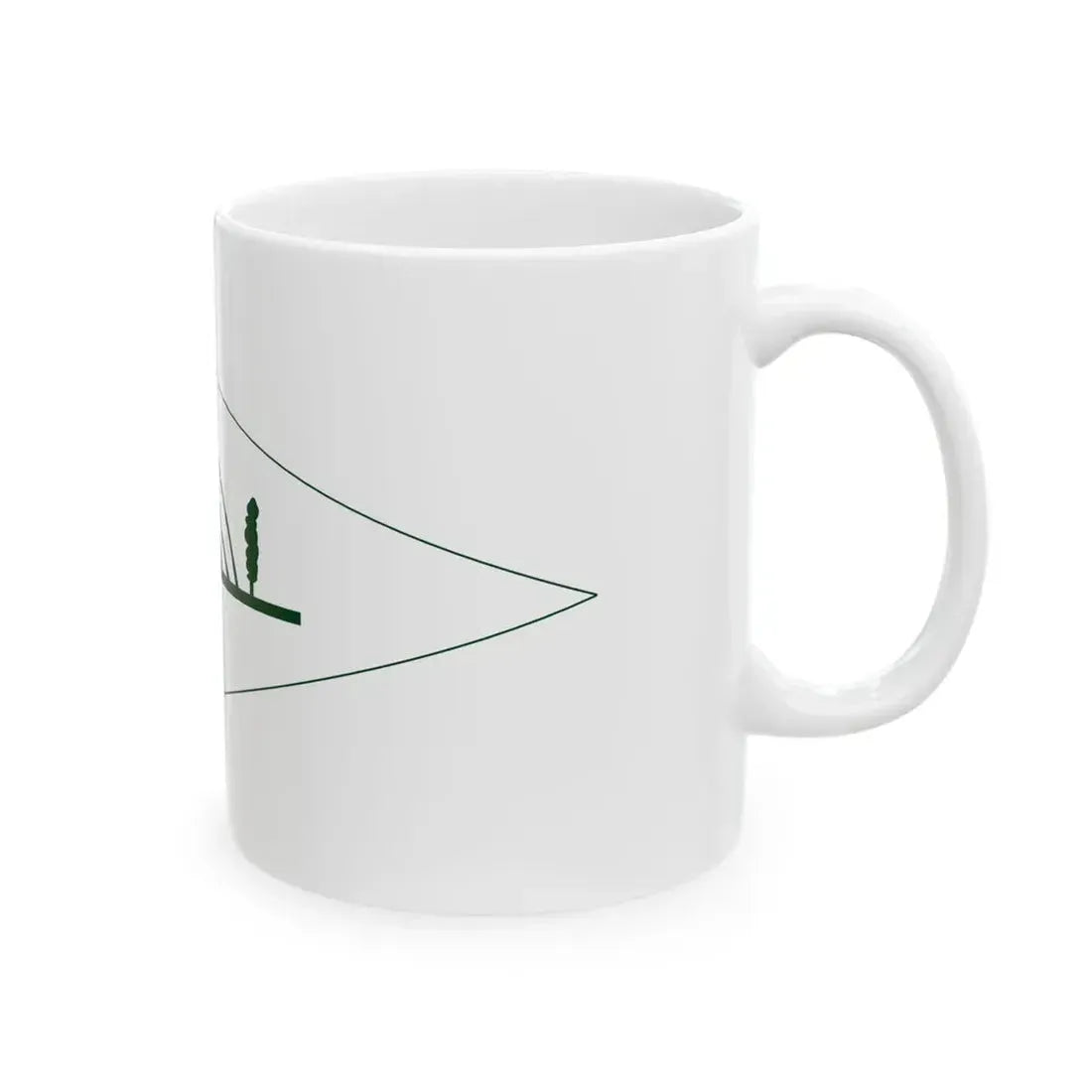 Flag of State of Chitral (Pakistan) White Coffee Mug - Go Mug Yourself
