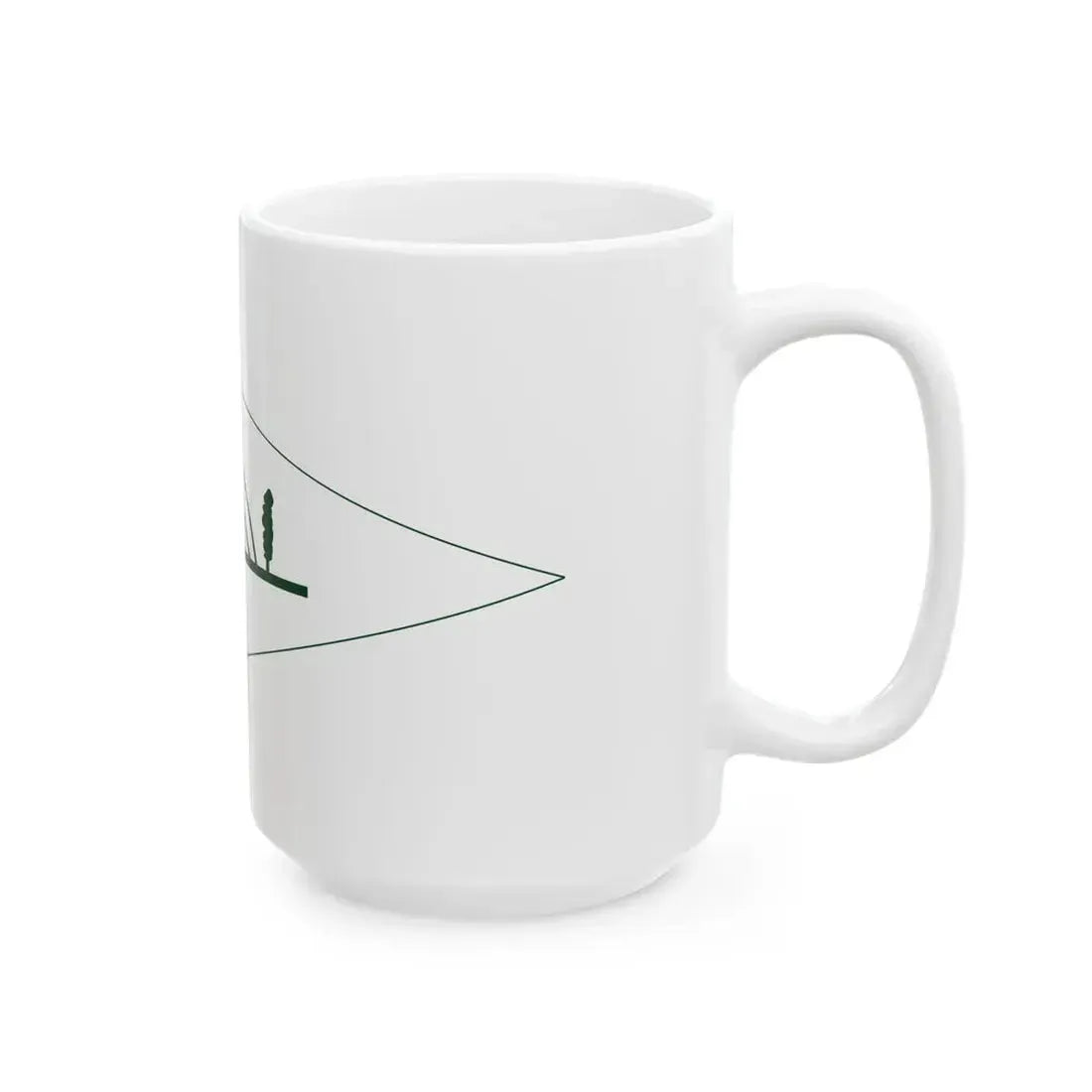 Flag of State of Chitral (Pakistan) White Coffee Mug - Go Mug Yourself