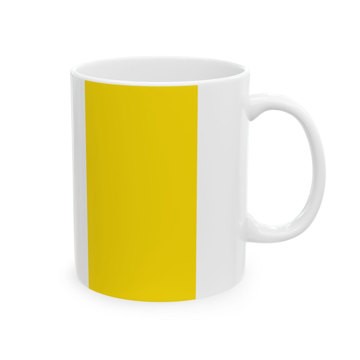 Flag of Stavelot (Belgium) White Coffee Mug-Go Mug Yourself