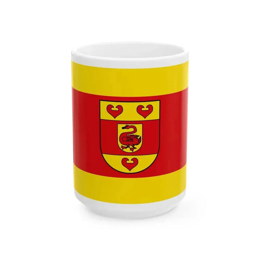 Flag of Steinfurt Germany - White Coffee Mug 15oz - Go Mug Yourself