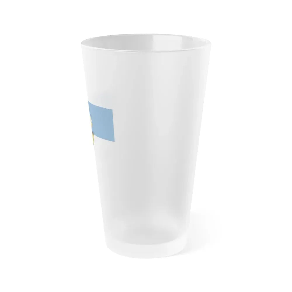 Flag of Stendal Germany - Frosted Pint Glass 16oz - Go Mug Yourself