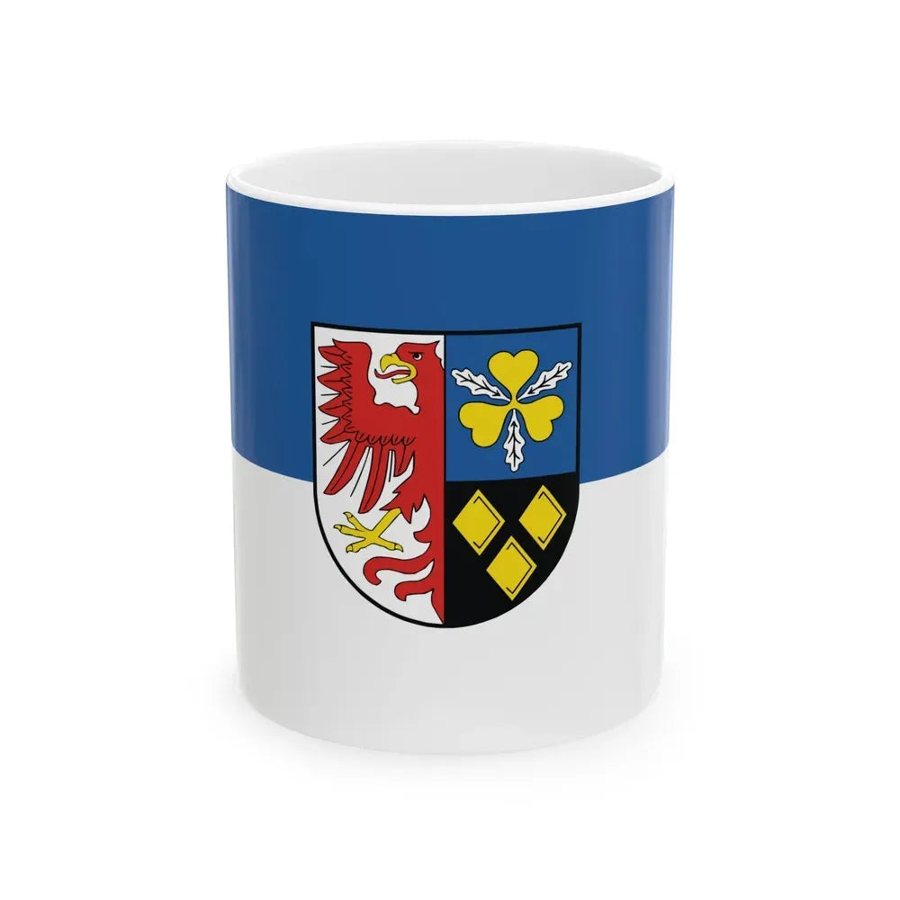 Flag of Stendal Germany - White Coffee Mug 11oz - Go Mug Yourself