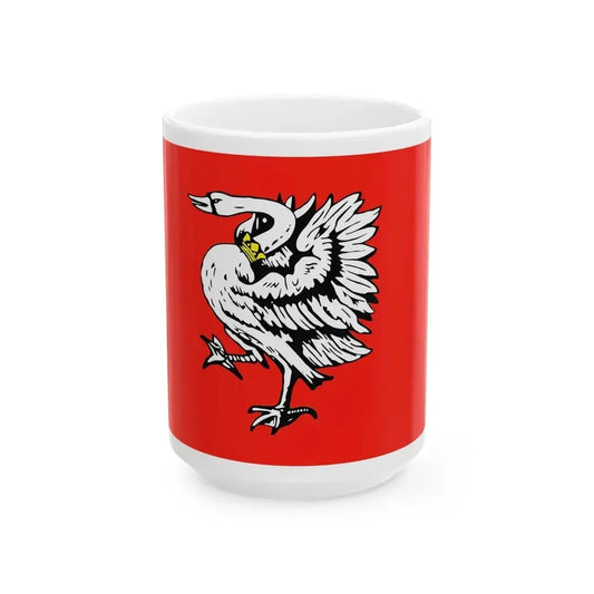 Flag of Stormarn Germany - White Coffee Mug 15oz - Go Mug Yourself