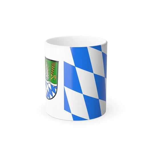 Flag of Straubing Bogen Germany - Color Changing Coffee Mug 11oz - Go Mug Yourself