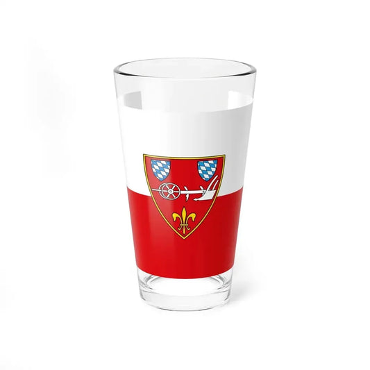 Flag of Straubing Germany - Pint Glass 16oz 16oz - Go Mug Yourself