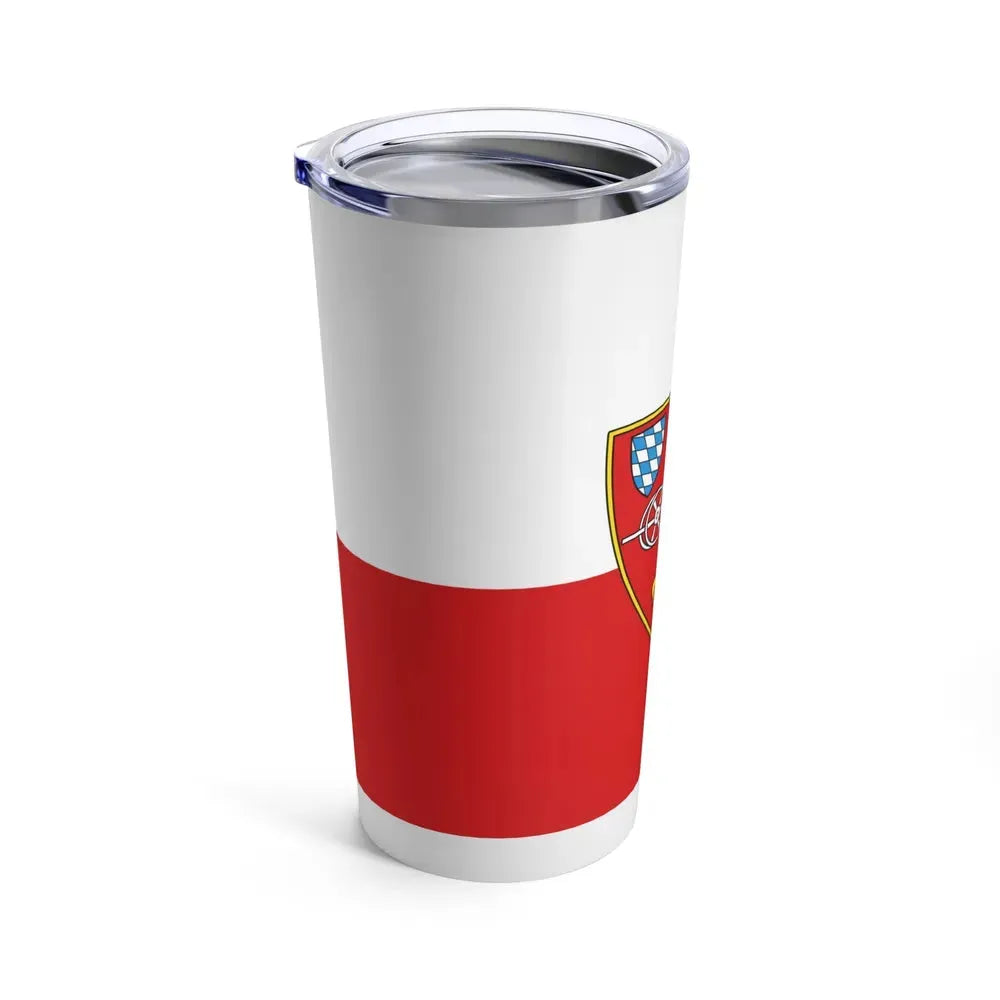 Flag of Straubing Germany - Tumbler 20oz - Go Mug Yourself