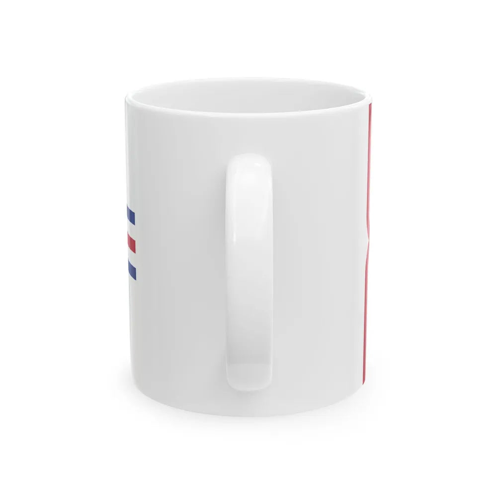 Flag of Struthers Ohio 1994-2019 (United States) White Coffee Mug - Go Mug Yourself