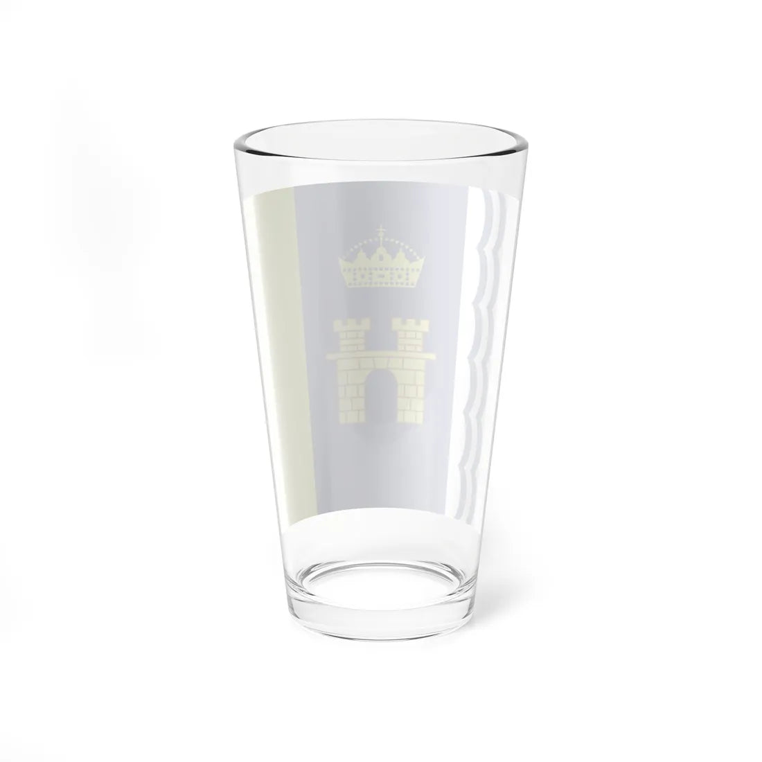 Flag of Stryi (Ukraine) Pint Glass 16oz - Go Mug Yourself