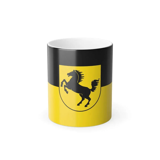Flag of Stuttgart Germany - Color Changing Coffee Mug 11oz - Go Mug Yourself