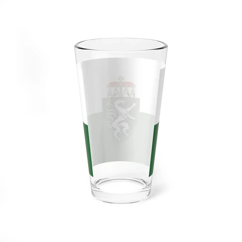 Flag of Styria Steiermark Austria - Pint Glass 16oz - Go Mug Yourself
