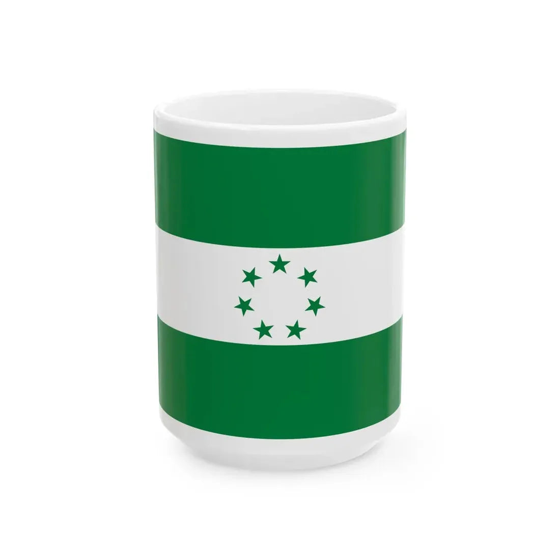 Flag of Sucre (Ecuador) White Coffee Mug 15oz - Go Mug Yourself
