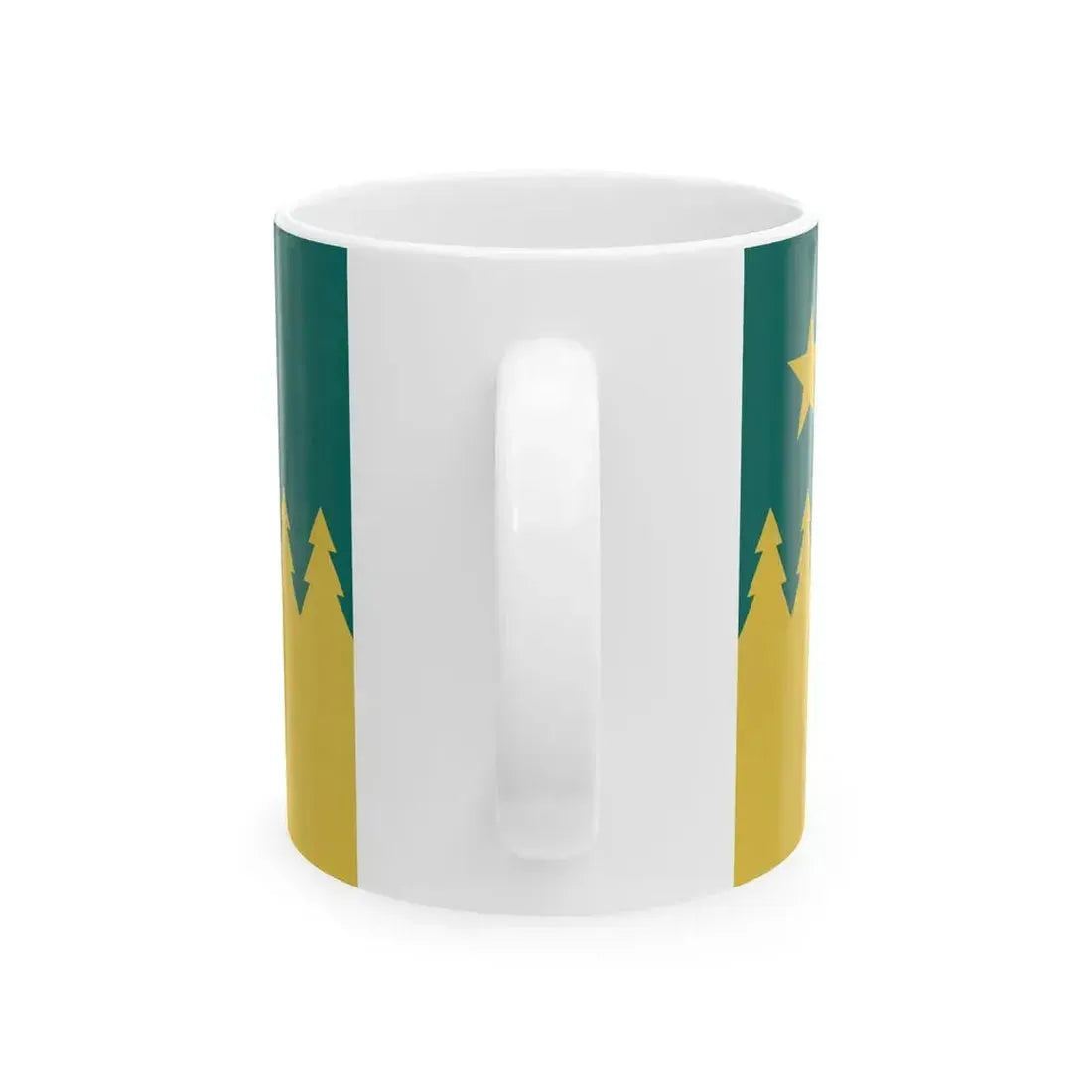 Flag of Sudbury Ontario (Canada) White Coffee Mug - Go Mug Yourself