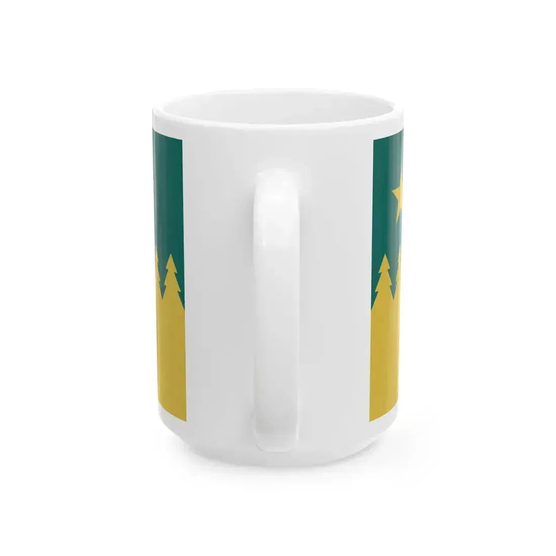 Flag of Sudbury Ontario (Canada) White Coffee Mug - Go Mug Yourself