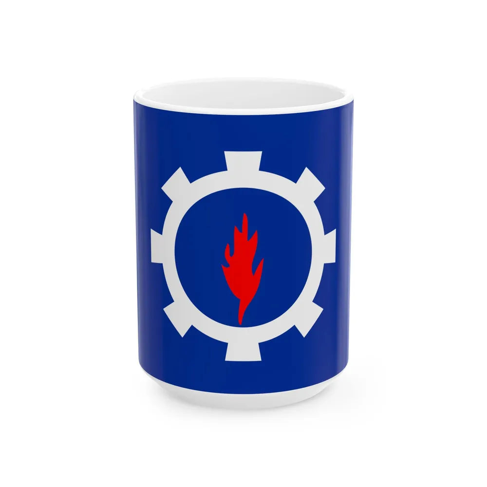 Flag of Suez Governorate (Egypt) White Coffee Mug 15oz - Go Mug Yourself