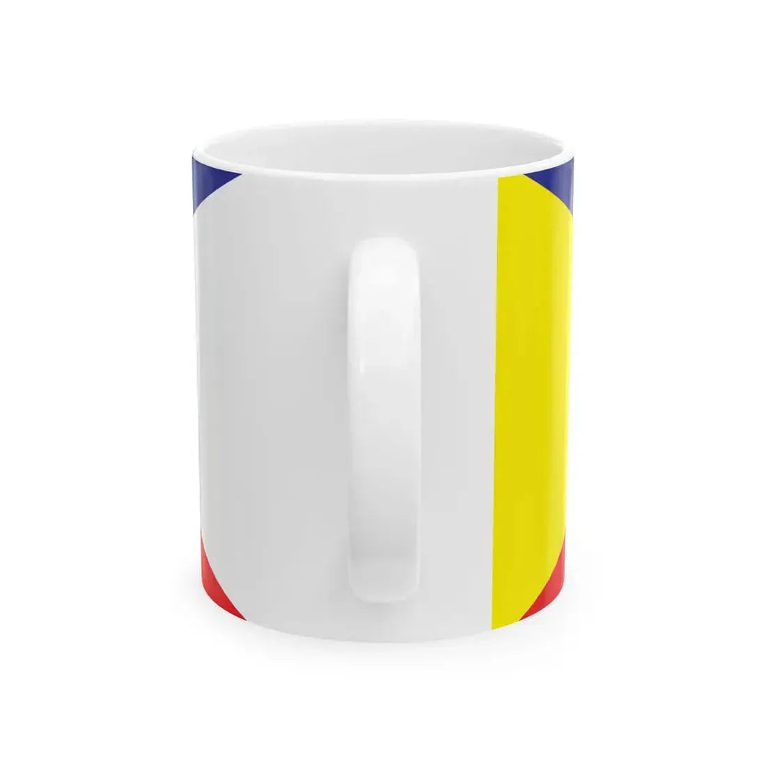 Flag of Sukhbaatar district Ulaanbaatar (Mongolia) White Coffee Mug - Go Mug Yourself
