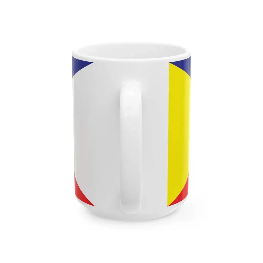 Flag of Sukhbaatar district Ulaanbaatar (Mongolia) White Coffee Mug - Go Mug Yourself