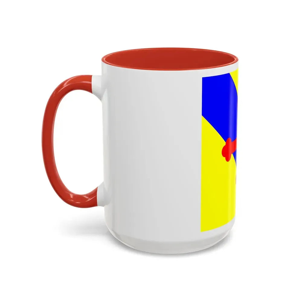 Flag of Sullens Switzerland - Accent Coffee Mug - Go Mug Yourself