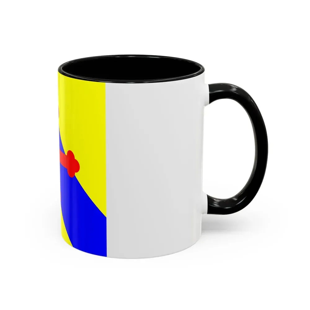 Flag of Sullens Switzerland - Accent Coffee Mug - Go Mug Yourself