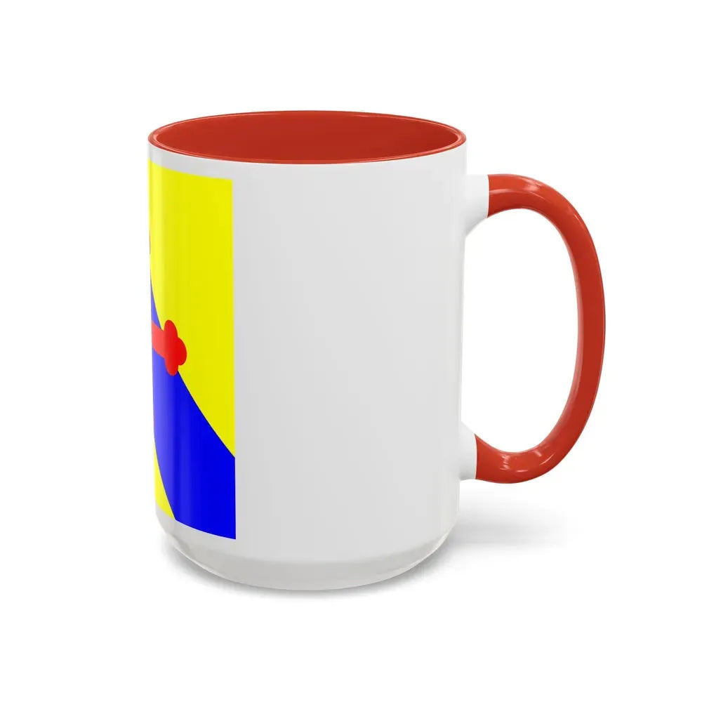 Flag of Sullens Switzerland - Accent Coffee Mug - Go Mug Yourself