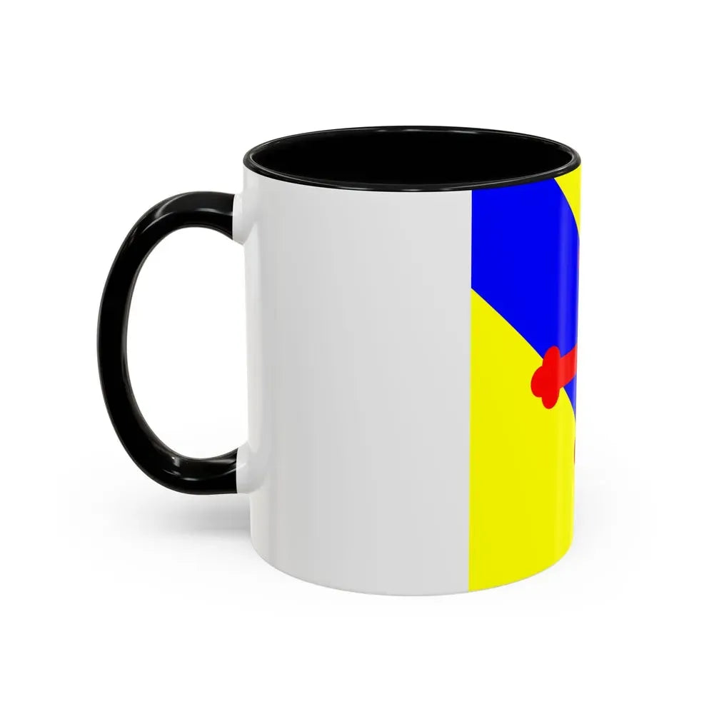 Flag of Sullens Switzerland - Accent Coffee Mug - Go Mug Yourself