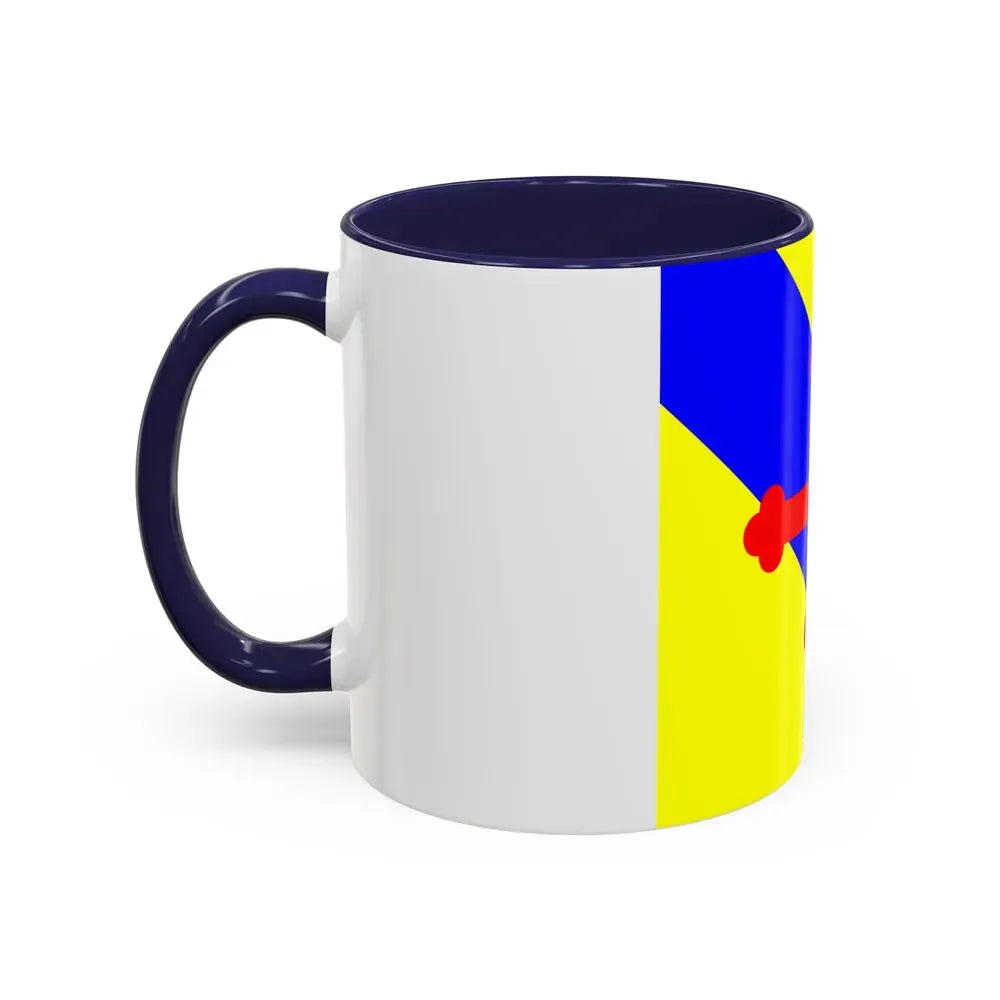 Flag of Sullens Switzerland - Accent Coffee Mug - Go Mug Yourself