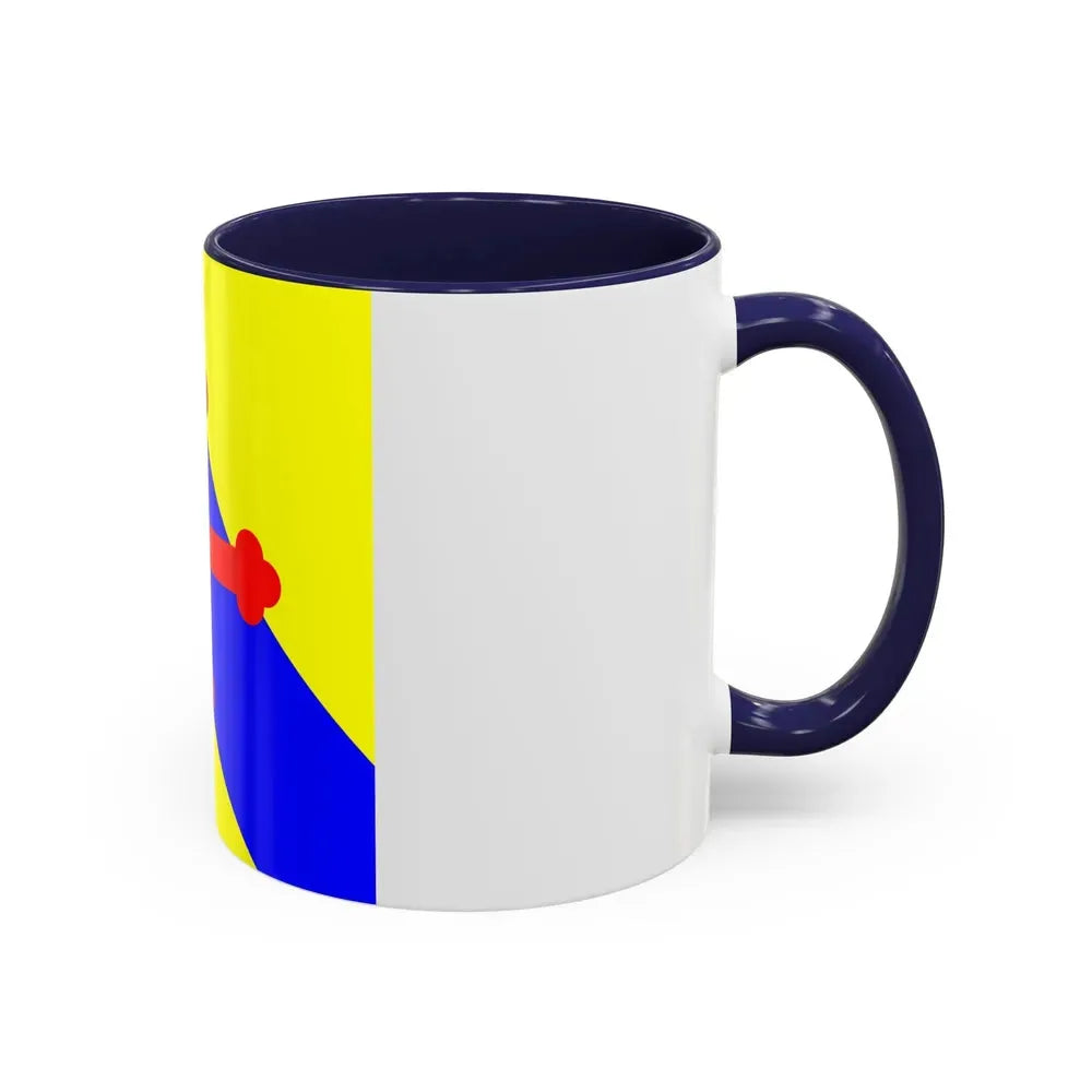 Flag of Sullens Switzerland - Accent Coffee Mug - Go Mug Yourself
