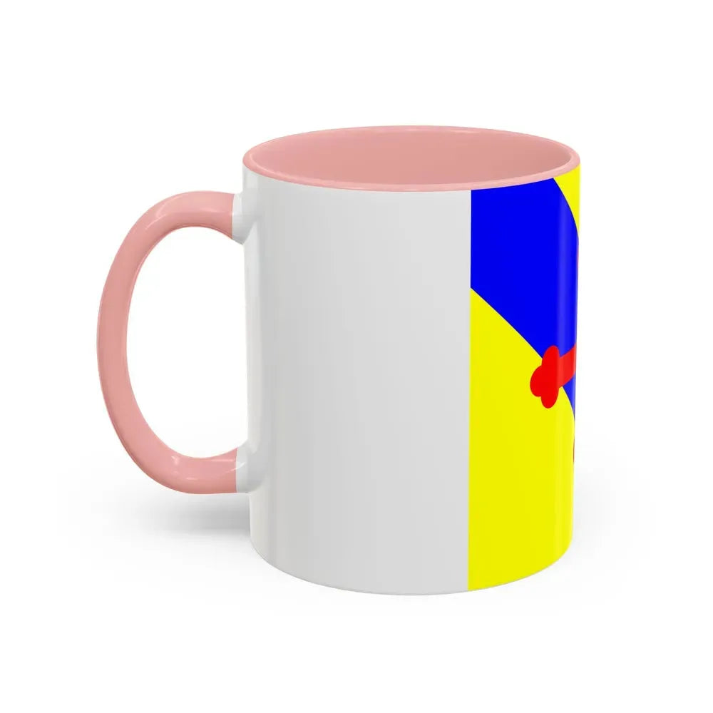 Flag of Sullens Switzerland - Accent Coffee Mug - Go Mug Yourself
