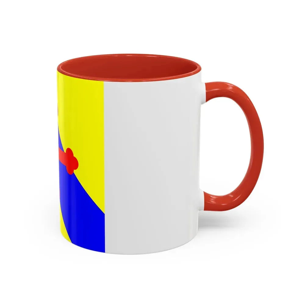 Flag of Sullens Switzerland - Accent Coffee Mug - Go Mug Yourself