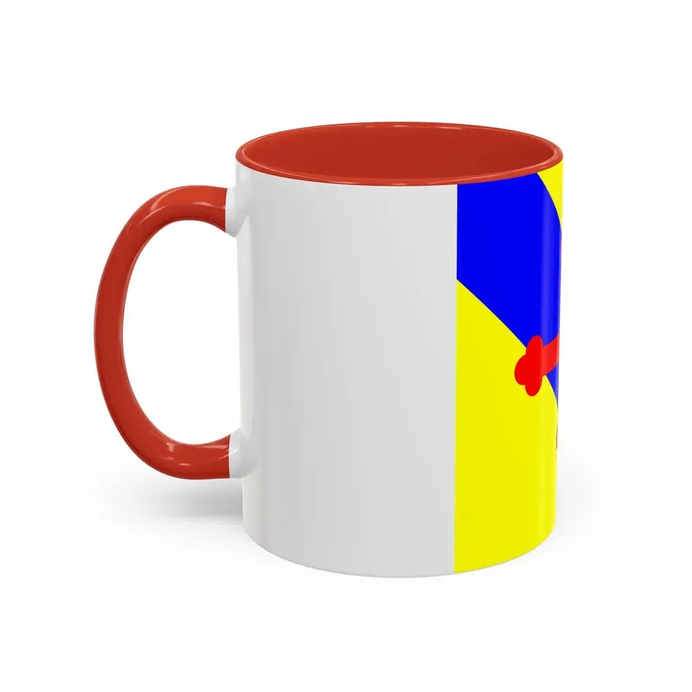 Flag of Sullens Switzerland - Accent Coffee Mug - Go Mug Yourself