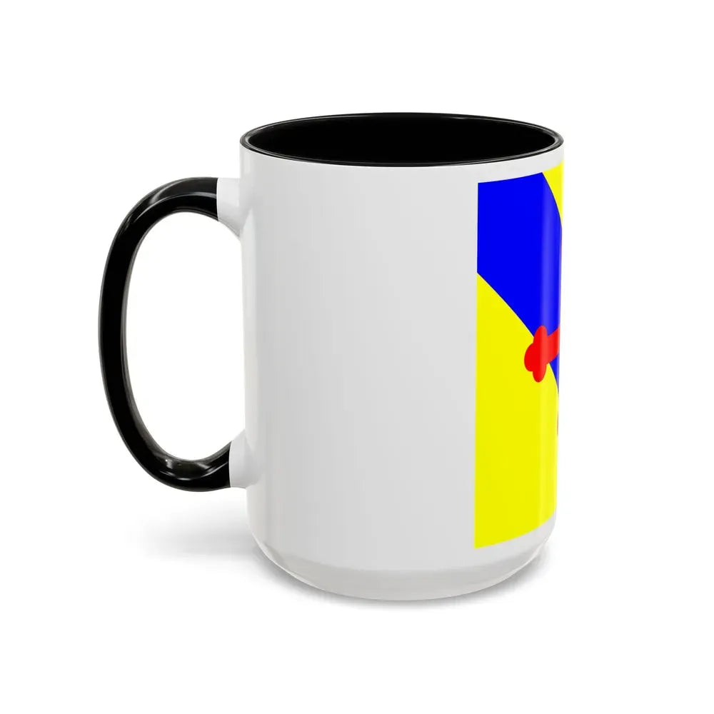 Flag of Sullens Switzerland - Accent Coffee Mug - Go Mug Yourself
