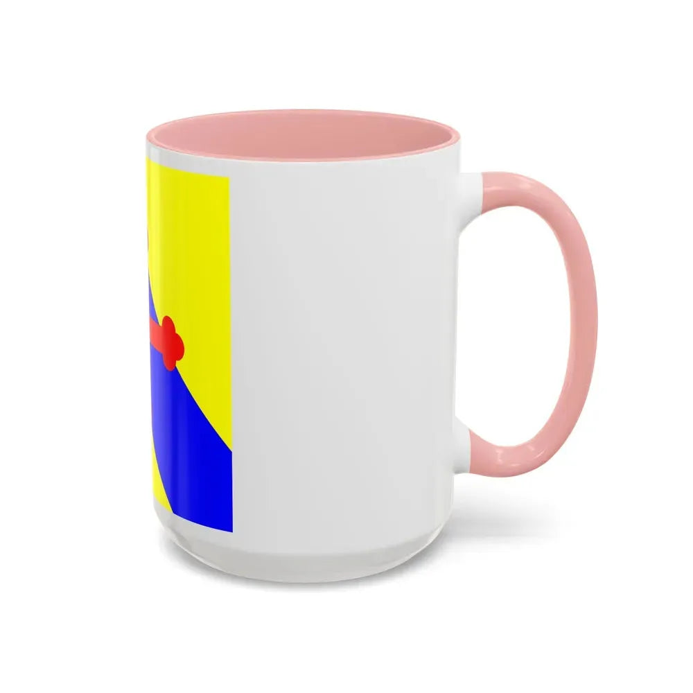 Flag of Sullens Switzerland - Accent Coffee Mug - Go Mug Yourself