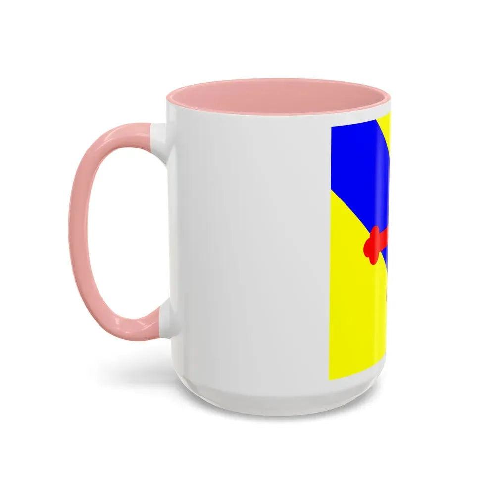 Flag of Sullens Switzerland - Accent Coffee Mug - Go Mug Yourself