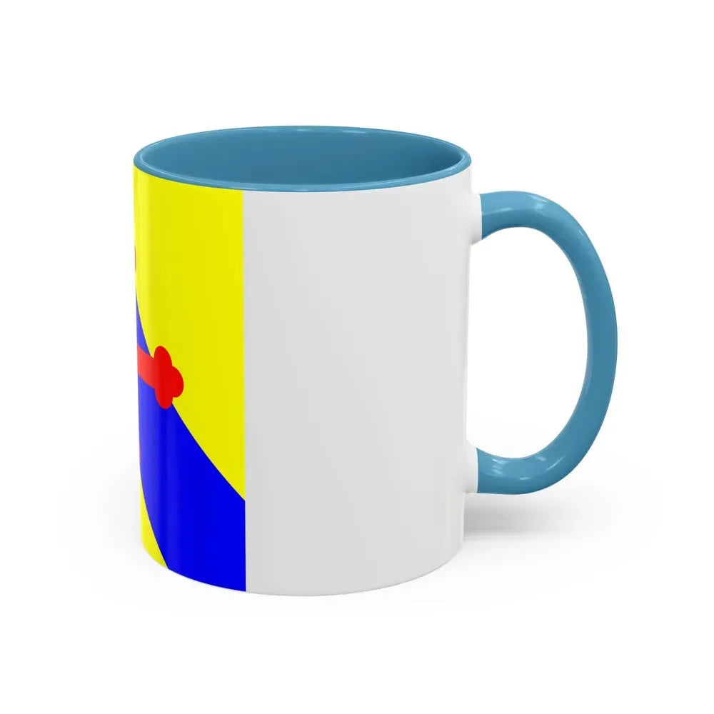 Flag of Sullens Switzerland - Accent Coffee Mug - Go Mug Yourself