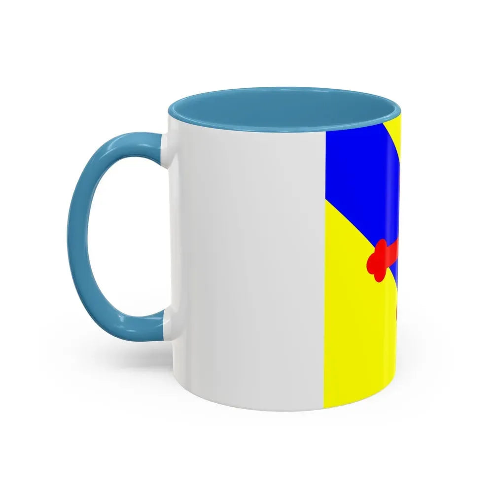 Flag of Sullens Switzerland - Accent Coffee Mug - Go Mug Yourself